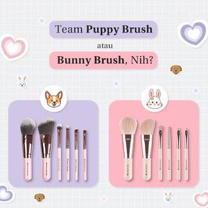 Udah pada tahu belum kalau ada brush baru dari @masamishouko ? 🐶🐰

Bunny Brush Set hadir dengan 6 Set kuas makeup terpilih untuk wajah & mata yang multifungsi. Dibuat dengan bahan vegan premium dan hadir dengan warna yang lucu.

Gimana? Nggak kalah lucu kan sama yang versi Puppy Brush Set?

Kalian Tim apa nih? Puppy atau Bunny? Share di kolom komentar, yuk!

#DefineYourBeauty

#ProdukLokal #MakeupLokal #SkincareLokal #BeliSkincare #BeliMakeup #BrushMakeup #BrushMakeupLokal